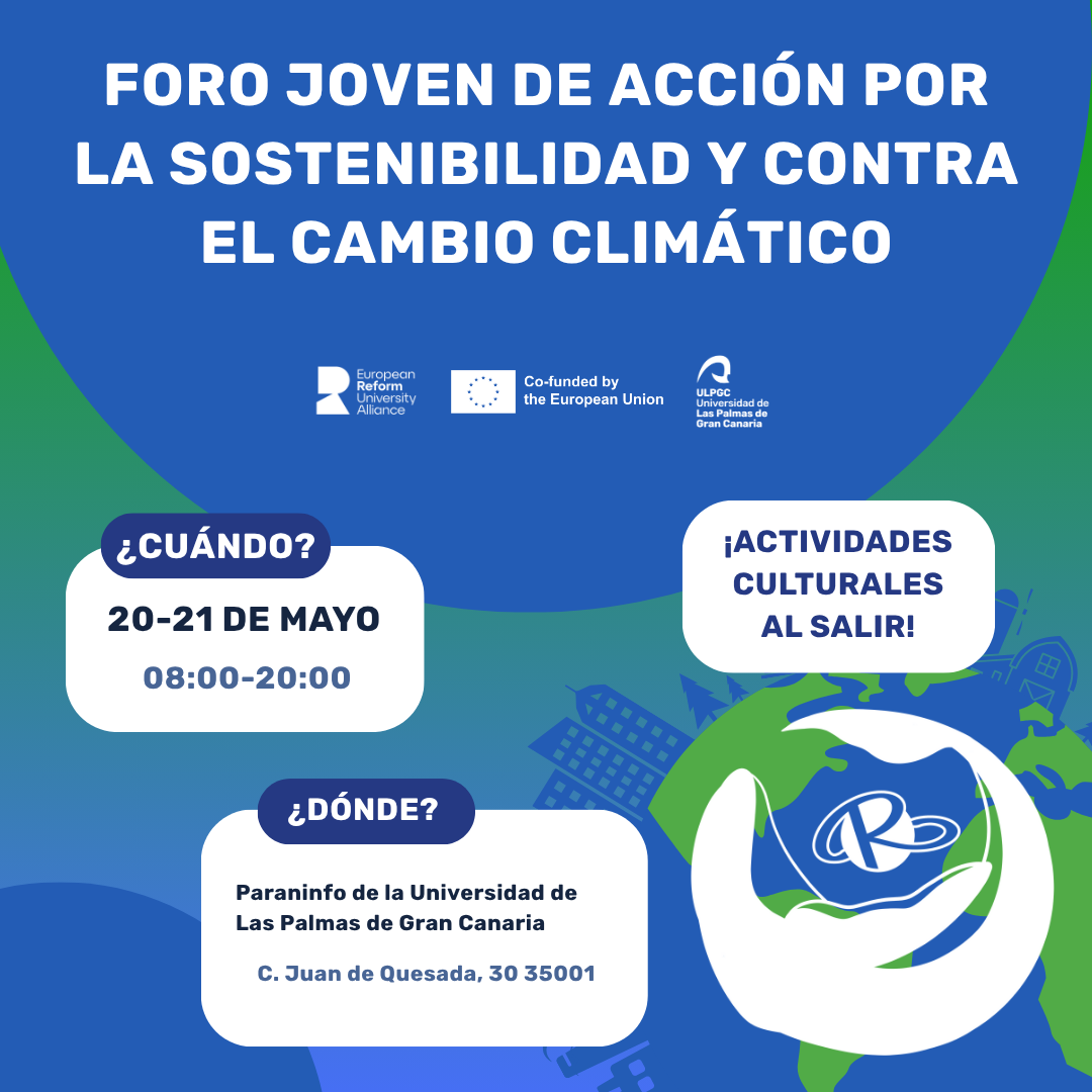 FORO JOVEN DE ACCIÓN POR LA SOSTENIBILIDAD Y CONTRAL EL CAMBIO ...